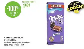 Géant Casino Chocolat Oréo Milka offre