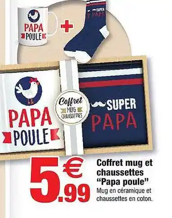 Bazarland Coffret Mug Et Chaussettes offre