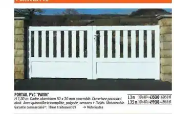 Bricorama Portail Pvc offre