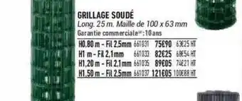 Bricorama Grillage Soudé offre