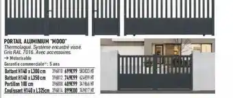Bricorama Portail Aluminium offre