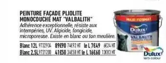 Bricorama Peinture Façade Pliolite Monocouche Mat offre