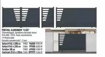 Bricorama Portail Aluminium offre