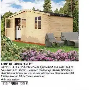 Bricorama Abris De Jardin offre