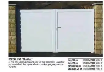 Bricorama Portail Pvc offre