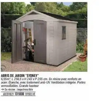 Bricorama Abris De Jardin offre