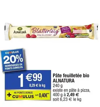 Migros Pâte Feuilletée Bio offre