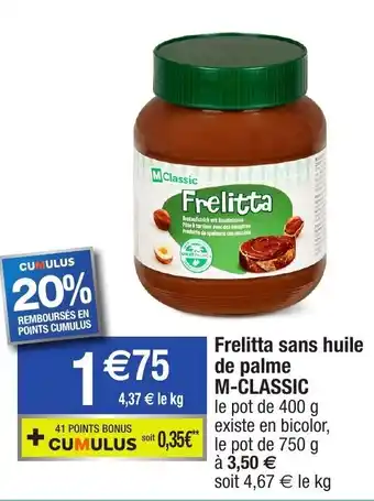 Frelitta Sans Huile De Palme