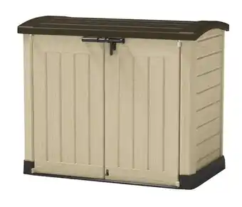 Coffre de jardin store it out max keter beige/marron, 1200 l