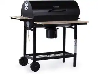 Leroy Merlin Barbecue charbon de bois "king" - 95 x 63 x 105 cm - noir offre