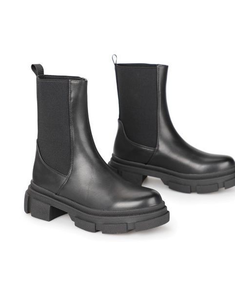 bottines chelsea vernies
