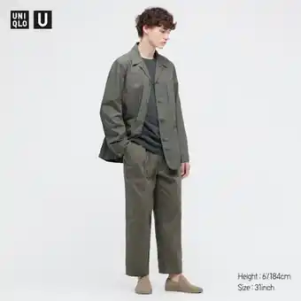 Pantalon cargo ample uniqlo u homme