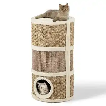 Maxi Zoo Anione arbre à chat tonneau sienna offre