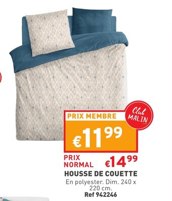 Trafic Housse de couette offre