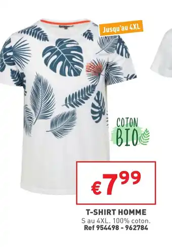 Trafic T-shirt homme offre