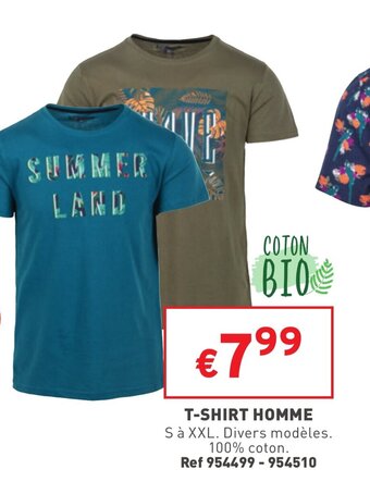 Trafic T-shirt homme offre