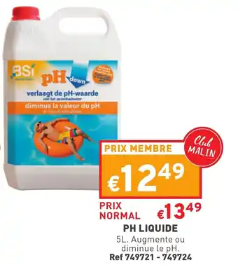 Trafic PH liquide offre