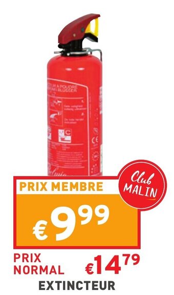 Trafic Extincteur offre