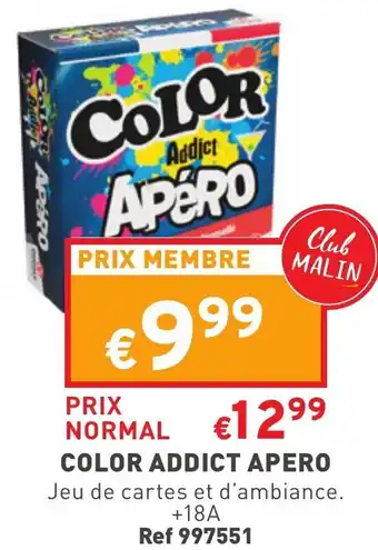Trafic Color addict apero offre