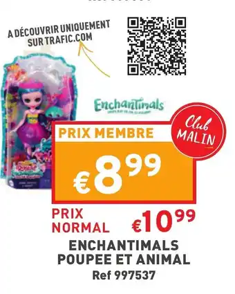 Trafic Enchantimals poupee et animal offre