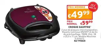 Croque gauffre