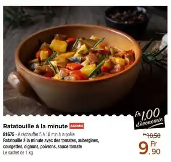 Ratatouille Ă la minute