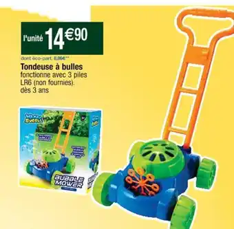 Cora x Carrefour Tondeuse à bulles offre