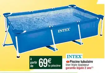 Cora x Carrefour INTEX piscine tubulaire offre