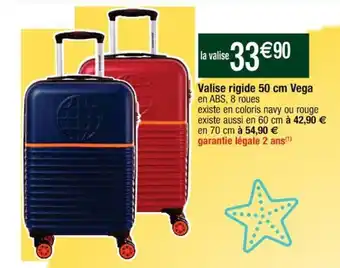 Cora x Carrefour Valise Rigide 50cm Vega offre