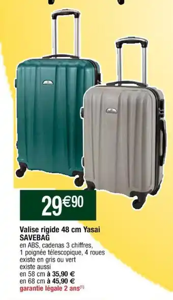 Cora x Carrefour Valise Rigide 48cm Yasai Savebag offre