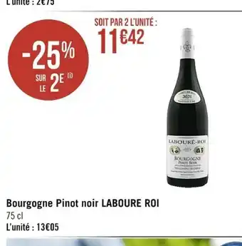 Bourgogne Pinot Noir Laboure Roi