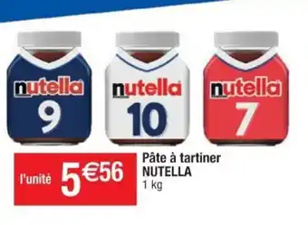 Cora x Carrefour Pâte à Tartiner Nutella offre