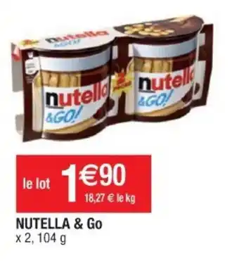 Cora x Carrefour Nutella & Go offre