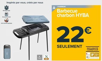 Carrefour Market Barbecue Charbon Hyba offre