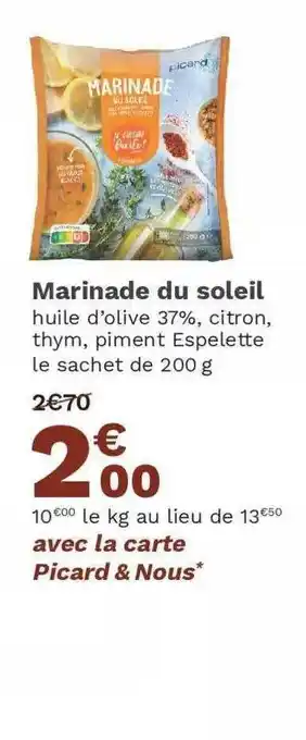Marinade Du Soleil