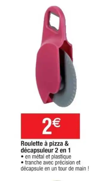 Cora x Carrefour Roulette à Pizza & Décapsuleur 2 en 1 offre