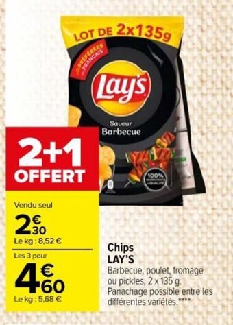 Carrefour Market Lay's Chips offre