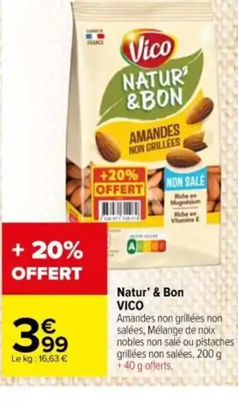 Carrefour Market Natur & Bon Vico offre