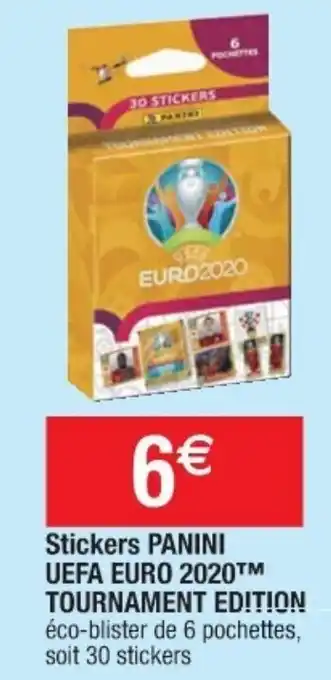 Cora x Carrefour Stickers Panini offre