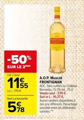 A.O.P Muscat Frontignan