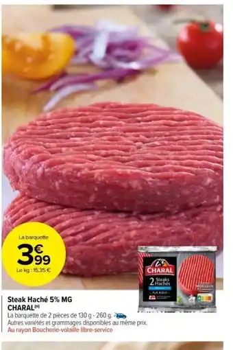 Steak Haché 5% MG Charal