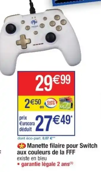 Manette Filaire Pour Switch