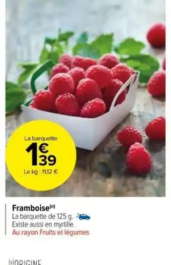 Carrefour Market Framboise offre