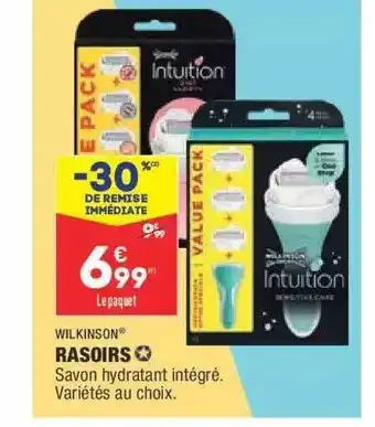 ALDI Rasoirs Wilkinson offre