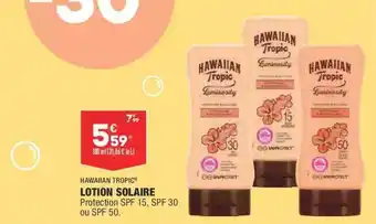 ALDI Lotion Solaire Hawaiian Tropic offre