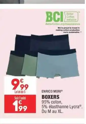 ALDI Boxers Enrico Mori offre