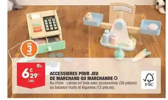 ALDI Accessoires Pour Jeu De Marchand Ou Marchande offre