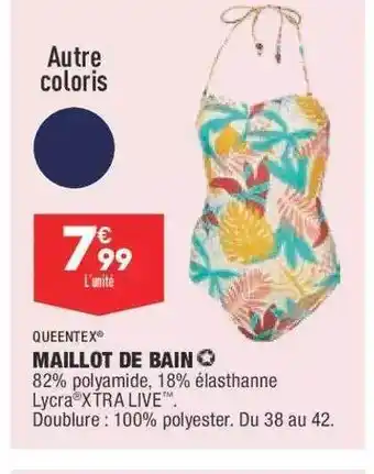 ALDI Maillot De Bain Queentex offre