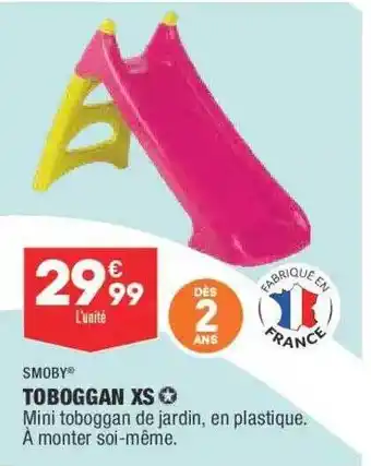 ALDI Toboggan Xs Smoby offre