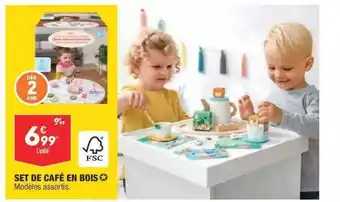 ALDI Set De Café En Bois offre
